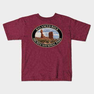 Balanced Rock at Arches National Park in Moab, Utah Kids T-Shirt